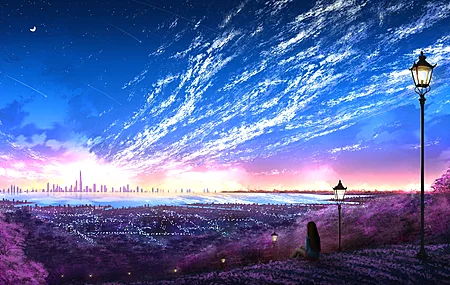 AI艺术 城市 天空 云 插图 图稿 无水印壁纸 3840×2160