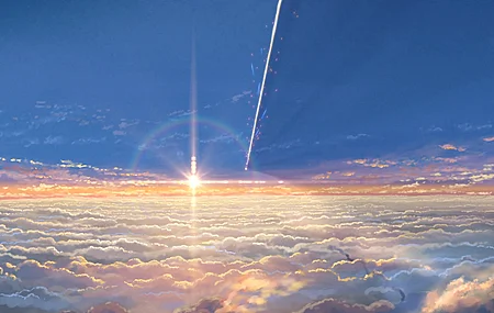 热门动漫 天空 云 阳光 4K壁纸 3840×2160