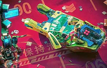 杰克·伍德拉夫 AI艺术 插图 机器人 未来主义 壁纸 3840×2160