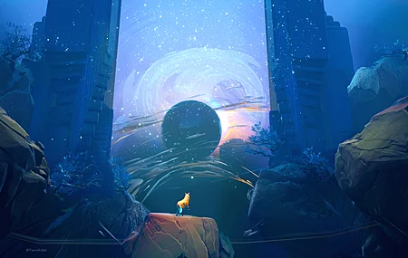 绚丽泰勒·史密斯 球体 AI艺术 艺术状态 奇幻艺术 哺乳动物 壁纸 3840×2160