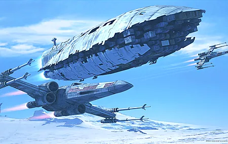 绝美罗伯特·邦楚恩 科幻小说 星球大战 机翼 4K壁纸 3840×2160