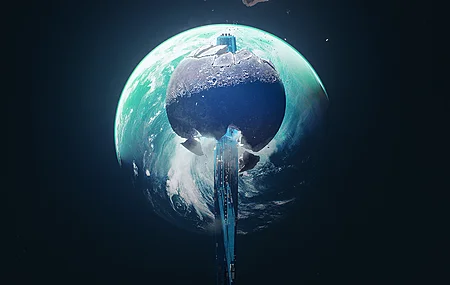 高清梦幻现实主义 邦吉 电子游戏 太空 星球 手机壁纸 3840×2160