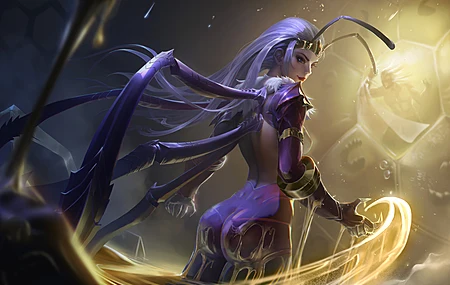 唯美女人 原创人物 奇幻女孩 人形 长发 蓝眼睛 仰望肩膀 谢亚伦 高清壁纸 3840×2160