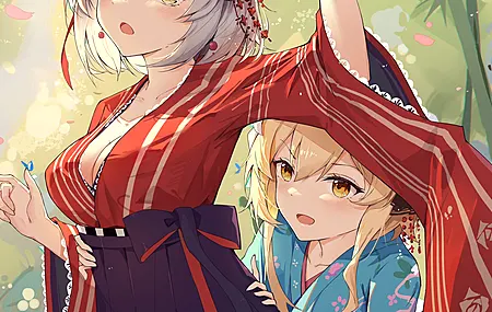 高清绿眼睛 金发 雅居 动漫女孩 鲁明 原神 无水印壁纸 3840×2160