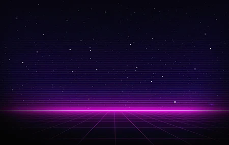 精选AI艺术 星星 复古波 无水印壁纸 3840×2160