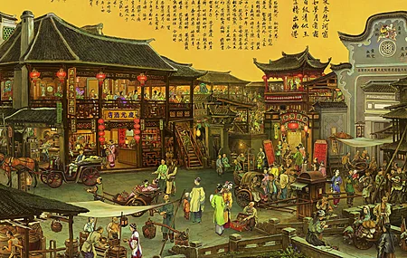 张耀友 绘画 历史 中国 清代 南方故乡梦 南阳九梦图 4K高清壁纸 3840×2160
