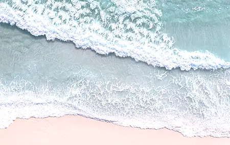 海滩 海浪 鸟瞰 波浪 壁纸 3840×2160