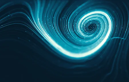 热门抽象 波浪 AI艺术 图片 粒子 漩涡 形状 桌面壁纸 3840×2160