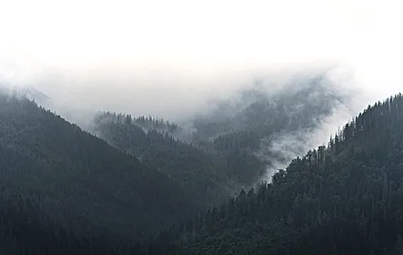 山 雾 自然 摄影 手机壁纸 3840×2160