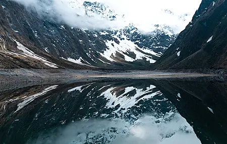 平静的水域 新西兰 菲奥德兰国家公园 玛丽亚湖 壁纸 3840×2160
