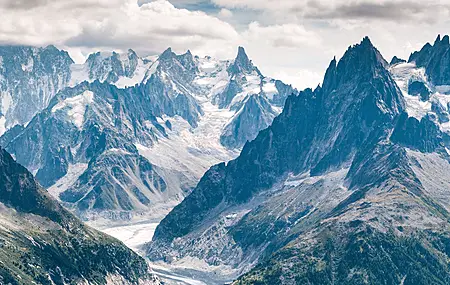 精选夏莫尼 勃朗峰 法国 风景 山脉 自然 高清壁纸 3840×2160