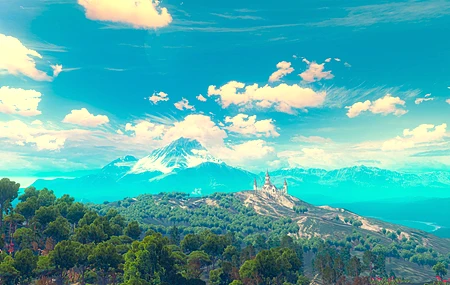 快乐 巫师：狂野狩猎 巫师 风景 游戏CG 天空 云 壁纸 3840×2160