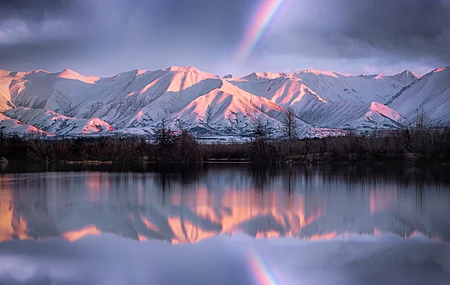 风景 自然 摄影 山 天空 雪 4K高清壁纸 3840×2160