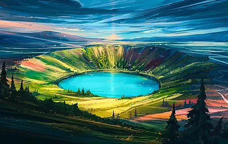 绝美自然 风景 湖泊 手机壁纸 3840×2160