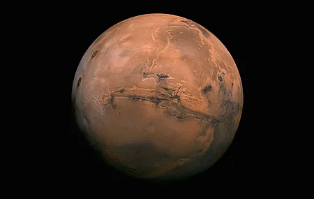 火星 极简主义 太空 太阳系 行星 太空艺术 AI艺术 电脑 4K壁纸 3840×2160