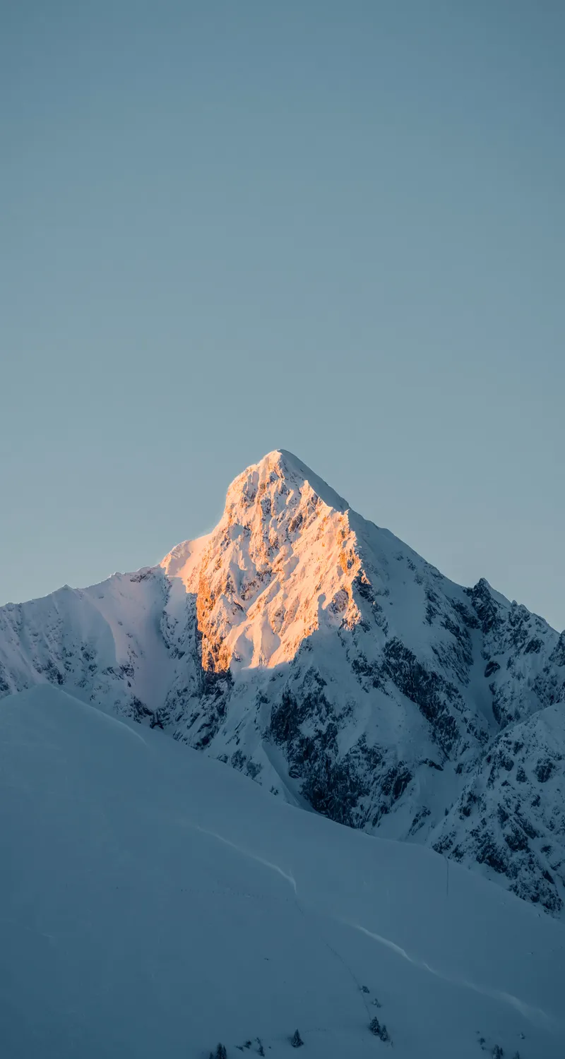 山顶 雪山 山 雪 自然 手机 桌面壁纸 4000×6000