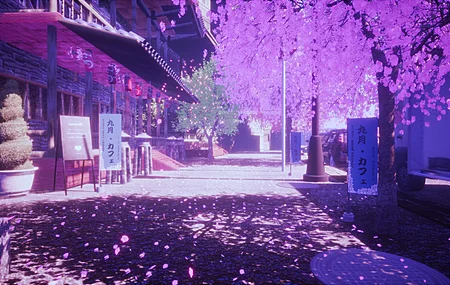 经典动漫 风景 樱花 电脑 壁纸 4344×2214