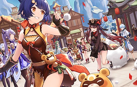 卡通 原神 二次元 合家欢 电脑 4K高清壁纸 5652×4302
