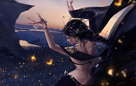 公主 女人 幽灵之刃 电脑 桌面壁纸 4200×2191