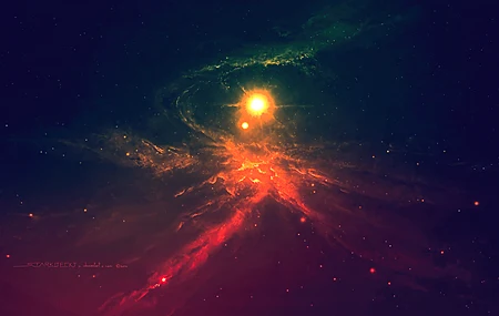绚丽伽利 太空 恒星 宇宙 太空逃逸 星云 太空艺术 电脑 无水印壁纸 3840×2160