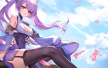 绝美大腿 原神 动漫女孩 长袜 电脑 壁纸 4961×3508
