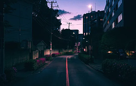 唯美城市 天际线 亚洲 街道 电脑 桌面壁纸 3872×2581