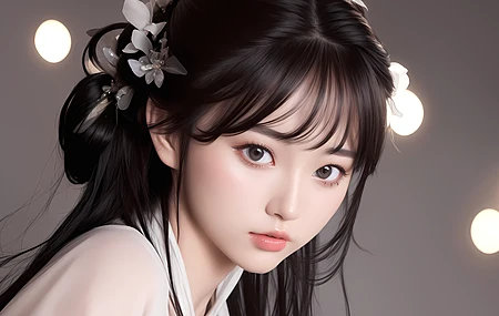 热门亚洲 女性 脸部 观看者 艺术 电脑 高清壁纸 6144×4096