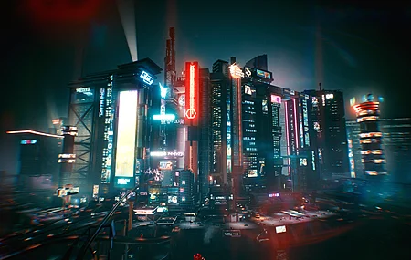 赛博朋克 电子游戏 夜晚 电脑 无水印壁纸 3840×2160