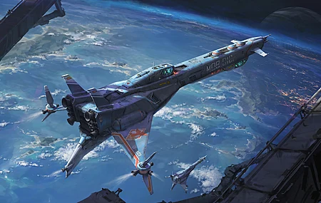 太空 宇宙飞船 电脑 壁纸 7680×4540