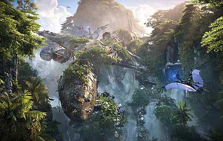 经典地平线禁区 机器人 飞机 游击队游戏 电脑 高清壁纸 3840×2160