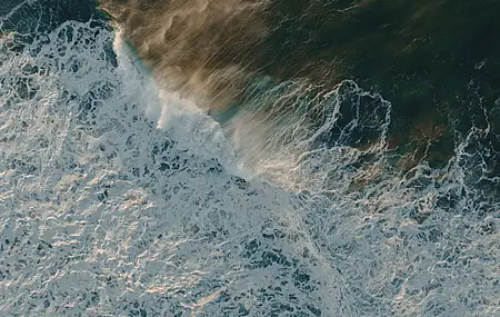海景 海浪 水 顶视图 自然 大海 电脑 壁纸 5272×3948