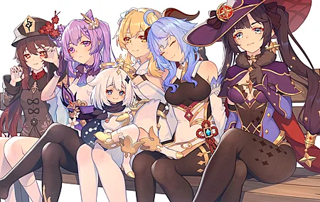 原神 动漫少女 电脑 高清壁纸 7680×4804