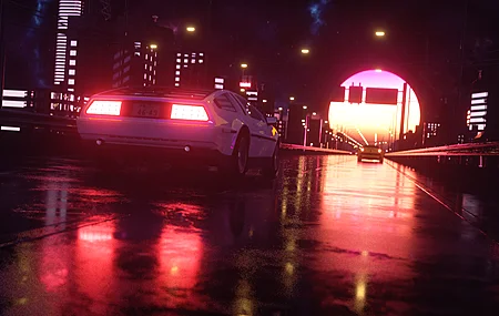 超清汽车 车辆 交通 街道 城市 城市景观 风景 道路 法拉利 电脑 壁纸 3840×2160