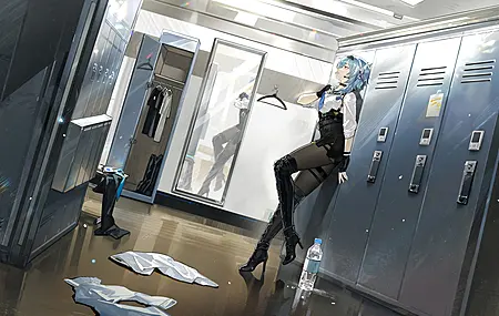 精选原神 更衣室 镜子 倒影 电脑 无水印壁纸 4096×2288