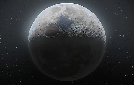 月亮 星星 太空 卫星 电脑 壁纸 3840×2160