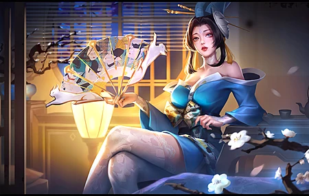 唯美游戏CG角色 王者荣耀 白色丝袜 电脑 无水印壁纸 5645×2880