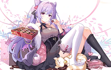 经典动漫 动漫女孩 原神 艺术作品 情人节 电脑 壁纸 4000×2501