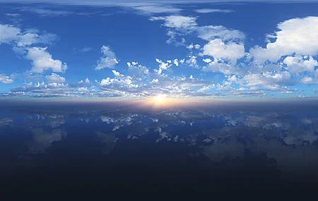 天空 云 太阳 反射 阳光 电脑 壁纸 8192×4096