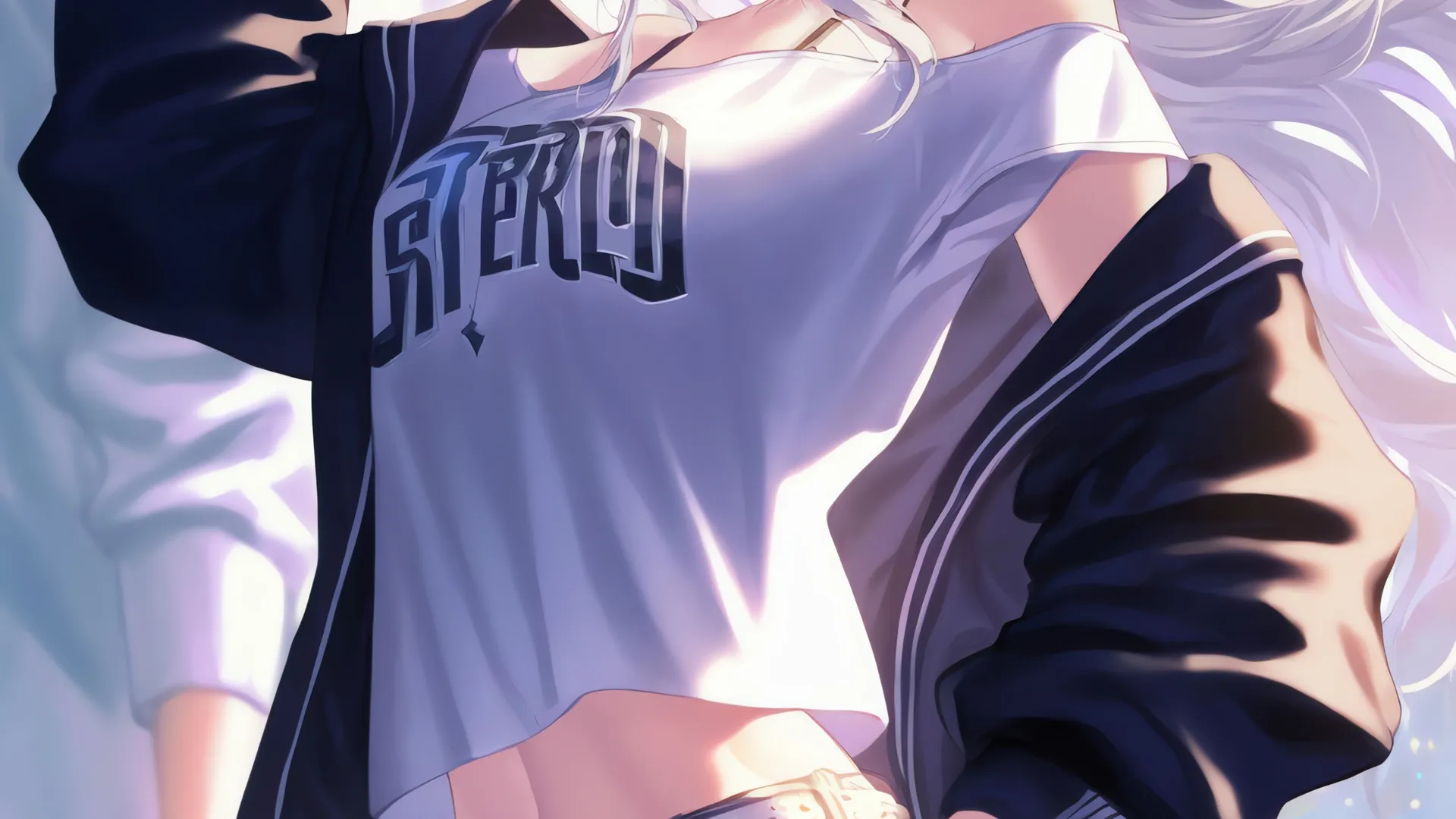 动漫女孩 动漫 帽子 短裤 艺术 手机 壁纸 4096×6144