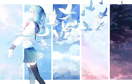 绘画 动漫女孩 电脑 壁纸 3840×2160