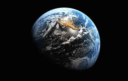 地球 太空 伽利 电脑 壁纸 5120×2880