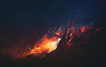 太空 恒星 宇宙 太空逃逸 星云 太空艺术 红色 电脑 4K高清壁纸 3840×2160