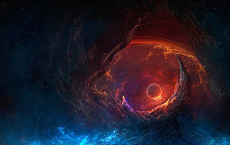 热门AI艺术 插图 奇幻艺术 星云 太空逃生 空间艺术 世界 数字绘画 电脑 高清壁纸 3840×2160