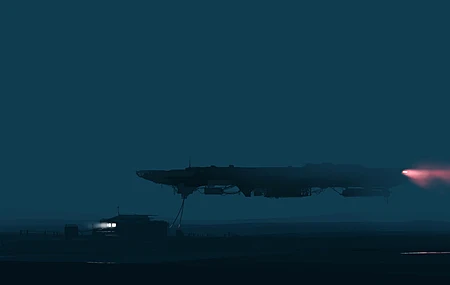 经典风景 环境 宇宙飞船 夜晚 科幻小说 房子 电脑 手机壁纸 5640×2400