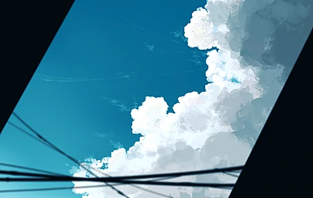 唯美优雅 云彩 天空 简单背景 极简主义 电脑 高清壁纸 5640×2400