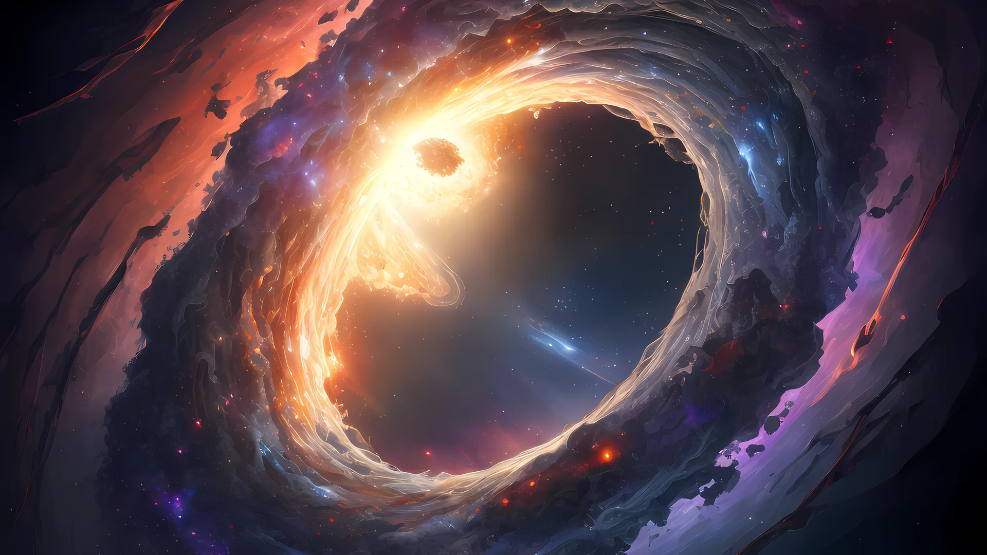 热门宇宙 星云 光环 高清壁纸 4096×4096