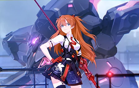 红发 动漫 动漫女孩 霓虹创世纪福音 明日之光 本海 电脑 手机壁纸 3840×2160