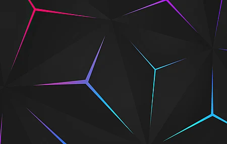 抽象 AI艺术 形状 几何 霓虹灯 线条 图稿 电脑 4K高清壁纸 3840×2400