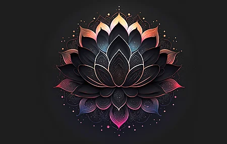 莲花 花 极简主义 电脑 无水印壁纸 7680×4320