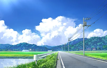 热门山 云 路 河 草 环境 天空 水 阳光 电脑 无水印壁纸 4096×2442